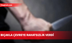 Gazimağusa'da bıçakla çevreye rahatsızlık veren şahıs tutuklandı