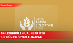 Ekilen/dikilen ürünler için bir gün ek beyan alınacak