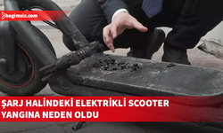 Lefkoşa'da şarj halindeki elektrikli scooter yangına neden oldu!