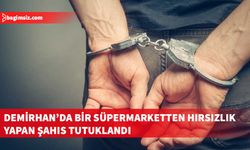 Marketten toplam 9 bin TL değerinde ürünler çalan şahıs tutuklandı