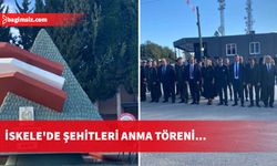 İskele'de şehitleri anma töreni...