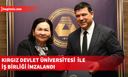 DAÜ ve Kırgız Devlet Üniversitesi arasında iş birliği protokolü imzalandı