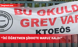 KTOEÖS, İrsen Küçük Ortaokulu’nda uyarı grevine gitti