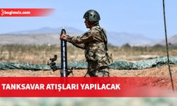 Mevlevi Atış Alanı’nda 5 gün boyunca atış yapılacak