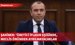 Salahi Şahiner: Üreticiler iflasın eşiğinde