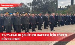 21-25 Aralık Şehitler Haftası nedeniyle Şehitler Anıtı önünde tören düzenlendi