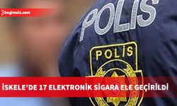 İskele’de gümrüksüz 17 elektronik sigara ele geçirildi