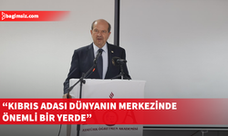 Cumhurbaşkanı Tatar, AÖA’da “Kıbrıs Tarihi ve Kıbrıs’ın Son Durumu” konulu konferans verdi