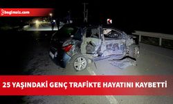 Dipkarpaz-Yenierenköy anayolunda trafik kazası