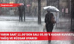 Kuvvetli yağış ve rüzgar uyarısı…