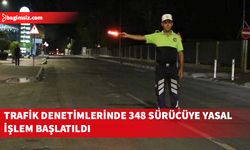 Trafikte rapor edilen 348 sürücünün 19'u alkollü araç kullanmaktan ceza aldı