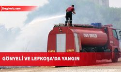 Gönyeli ve Lefkoşa’da elektrik kablolarının kısa devre yapması sonucu yangın çıktı