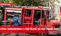 Yunanistan'da otel yangını...