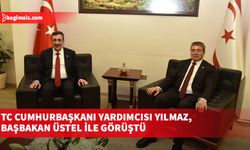 TC Cumhurbaşkanı Yardımcısı Yılmaz, Başbakan Üstel ile görüştü