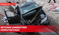 Metehan Çemberi'nde korkutan kaza!