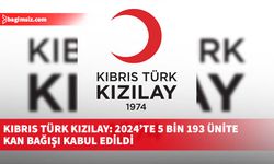 Kıbrıs Türk Kızılay: 2024’te 5 bin 193 ünite kan bağışı kabul edildi