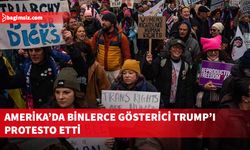 Washington'da toplanan binlerce gösterici Trump'ın başkanlığını protesto etti