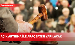 Gazimağusa’da açık artırma ile araç satılacak