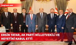 Cumhurbaşkanı Tatar, AK Parti Milletvekili Ali İnci ve beraberindeki heyeti kabul etti