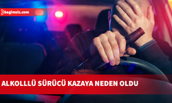 Lefkoşa'da alkolü sürücü kazaya neden oldu