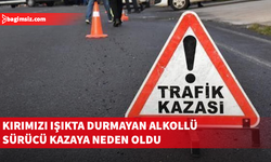 Lefkoşa'da trafik kazası...