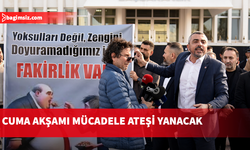 Hür-İş ve sendikalar Başbakanlık önünde "asgari ücreti" protesto etti