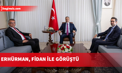 CTP Genel Başkanı Erhürman ile Türkiye Dışişleri Bakanı Fidan görüştü