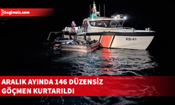 Yunanistan'ın Türk karasularına ittiği 146 göçmen kurtarıldı!