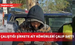 Çalıştığı Şirkete Ait Kömürleri Çalıp Ucuza Satan Şahıs Tutuklandı