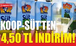 Koop-Süt’ten 4.50 TL’lik indirim...