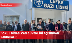 Lefke Gazi Lisesi Okul-Aile Birliği: Okulun beton kalitesi düşük