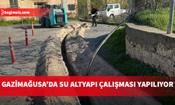 Gazimağusa Belediyesi, 2 farklı noktada su altyapı çalışması yapıyor