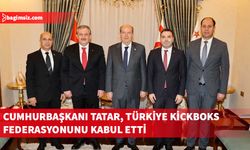 Cumhurbaşkanı Tatar, Türkiye Kickboks Federasyonunu kabul etti