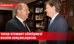 Cumhurbaşkanı Tatar ile Colin Stewart bugün görüşecek