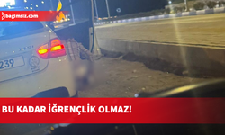 Alsancak’ta akıl almaz olay: Aracını durdurup tuvaletini yaptı!