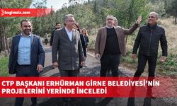 CTP Başkanı Erhürman Girne Belediyesi’nin projelerini yerinde inceledi