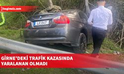 Girne’deki trafik kazasında yaralanan olmadı