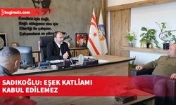 Sadıkoğlu: Eşek katliamı kabul edilemez