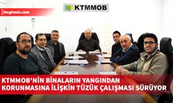 KTMMOB'nin binaların yangından korunmasına ilişkin tüzük çalışması sürüyor