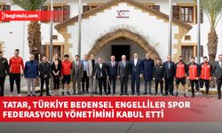 Tatar, Türkiye Bedensel Engelliler Spor Federasyonu yönetimini kabul etti