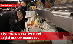 İskele’de üç işletmenin faaliyetleri hijyen ve sağlık nedenlerinden durduruldu