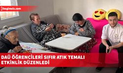 DAÜ öğrencileri sıfır atık temalı etkinlik düzenledi