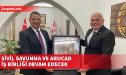 ARUCAD Rektörü Prof. Dr. Vehbi ve Sivil Savunma Teşkilat Başkanı Karaca görüştü