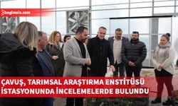 Tarım Bakanı Çavuş TAE istasyonunda incelemelerde bulundu