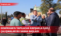 Demirhan’a yapılacak kavşakla ilgili alt yapı çalışmaları başladı