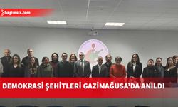 Demokrasi Şehitleri Gazimağusa’da düzenlenen etkinlikle anıldı