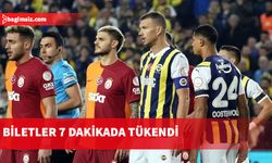 Galatasaray'ın Fenerbahçe derbisi için satışa sunduğu biletler tükendi