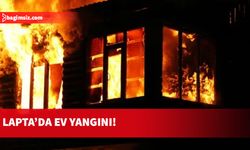 Lapta'da meydana gelen ev yangınında 2 kişi yaralandı...