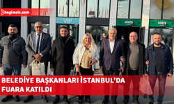 Kıbrıs Türk Belediyeler Birliği heyeti istanbul'da fuara katıldı