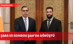 Suriye Cumhurbaşkanı Şara, Rum Dışişleri Bakanı Kombos ile görüştü